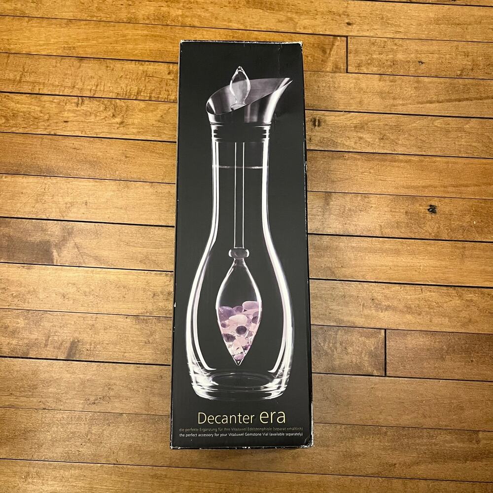 VitaJuwel Era | Crystal Water Carafe NEW Black CARAFE ONLY 1.3L 44oz
